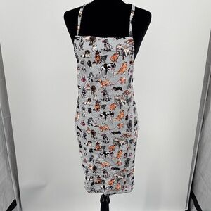 Vera Bradley Dogshow Print Apron EUC